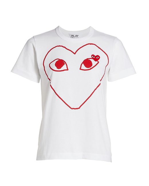 Comme Des Garçons Play Large Heart Graphic T-Shirt