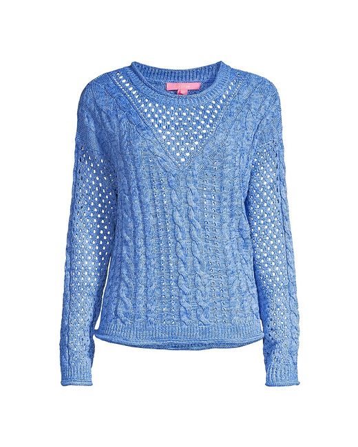 Lilly Pulitzer Maxcy Open-Knit Sweater