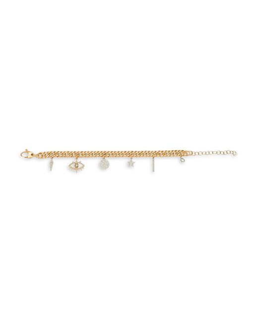 Meira T 14K Gold Charm Bracelet