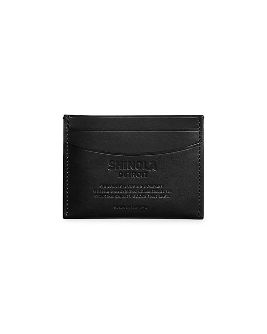 Shinola Leather Pocket Card Case
