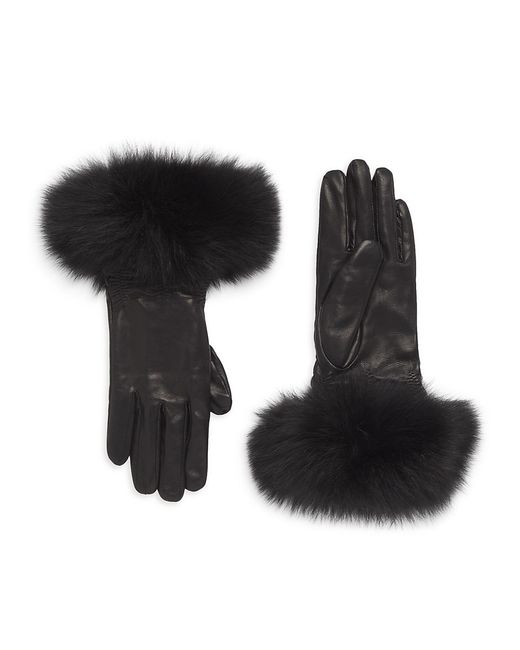 Sofia Cashmere Rouched Cuff Fox Gloves