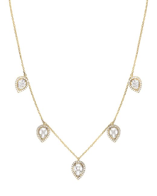 Djula Barbel 18K Yellow Gold Marquise Necklace