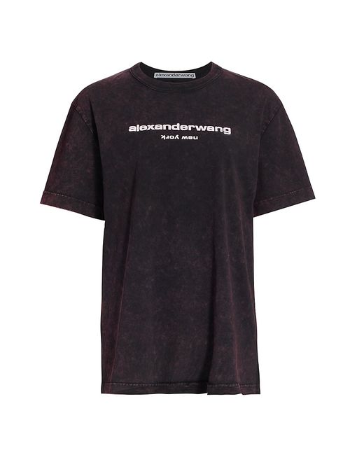 Alexander Wang Acid Wash Logo T-Shirt