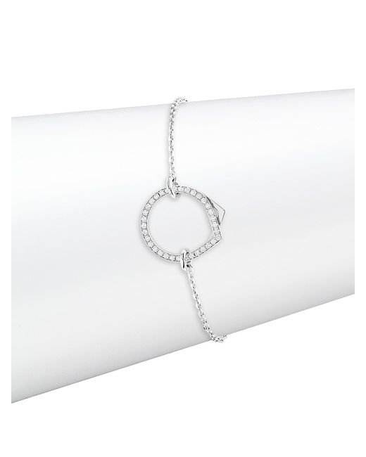 Repossi Antifer 18K Pav Diamond Pendant Bracelet