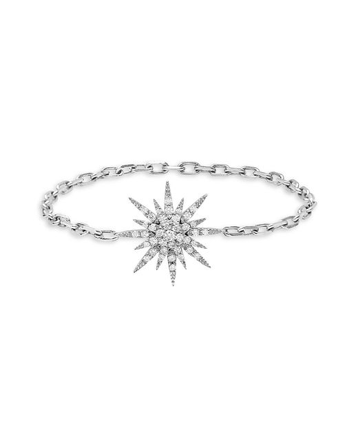 Djula Soleil 18K Diamond Chain Ring