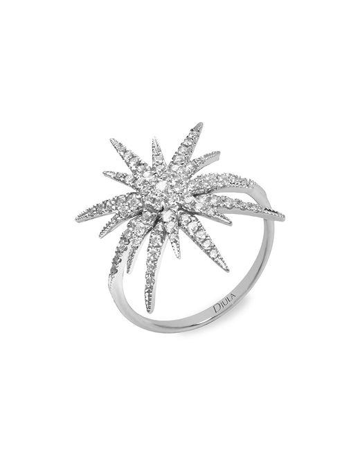 Djula Soleil 18K Diamond Starburst Ring