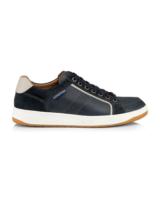 Mephisto Harrison Leather Low-Top Sneakers