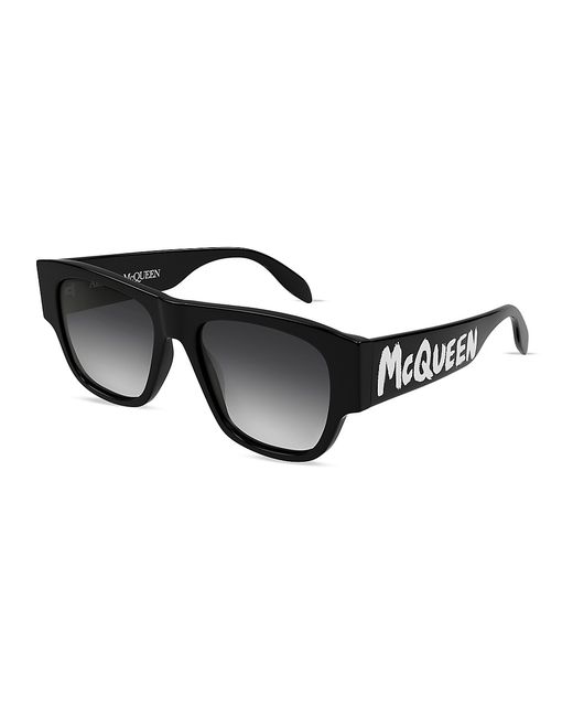 Alexander McQueen Casual Lines Am0328s-001 54MM Sunglasses
