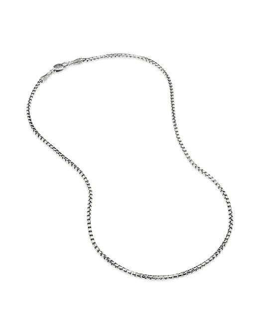 Konstantino Sterling Box Chain Necklace