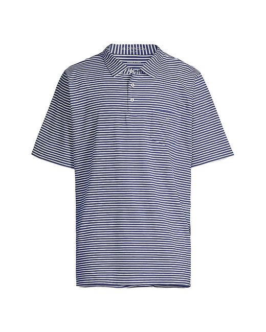 B Draddy Tommy Striped Short-Sleeve Polo