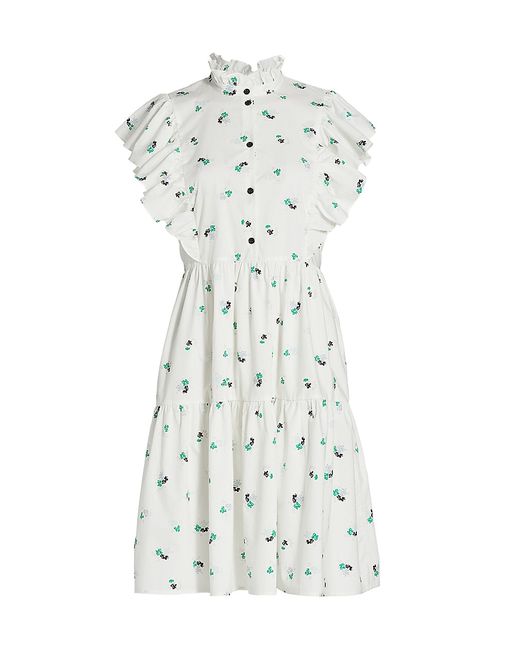 Baum und Pferdgarten Adelynn Flutter-Sleeve Printed Dress