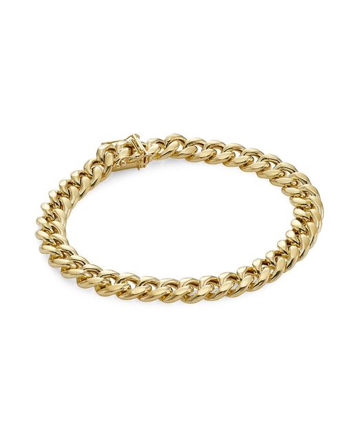 Saks Fifth Avenue Collection 14K Cuban Chain Bracelet