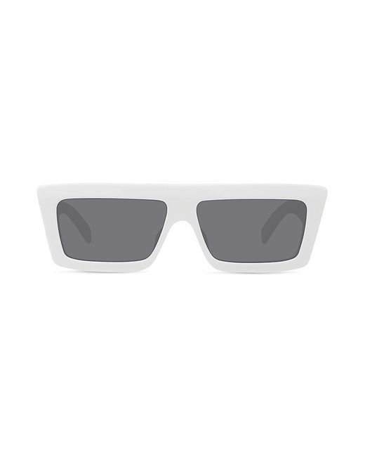 Celine 57MM Flat-Top Rectangular Sunglasses