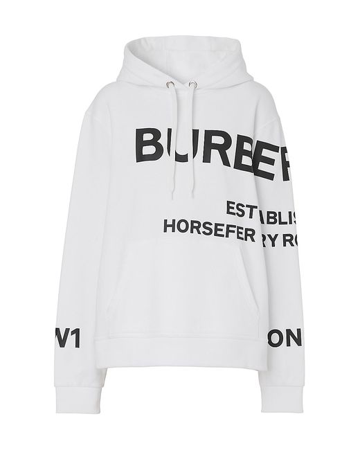 Burberry Poulter Printed Logo Hoodie