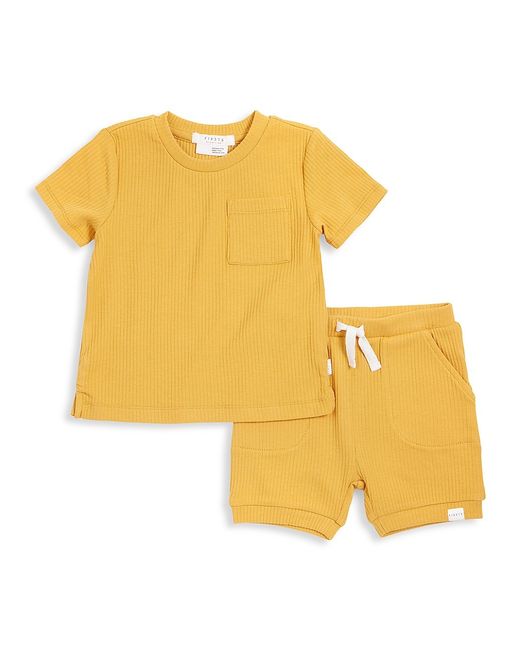 FIRSTS by petit lem Baby Boys St. Tropez 2-Piece T-Shirt Shorts Set