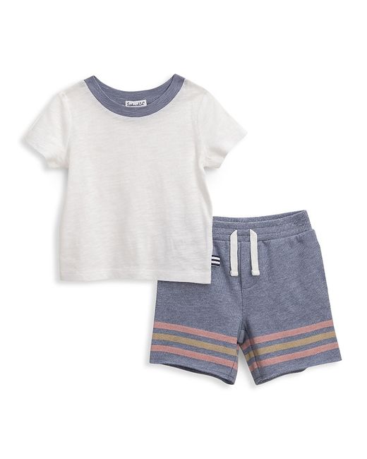 Splendid Baby Boys 2-Piece T-Shirt Stripe Shorts Set