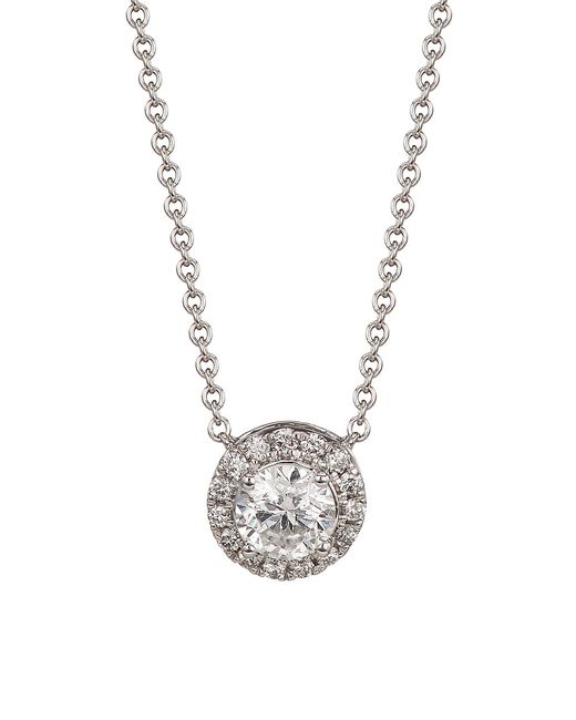 Saks Fifth Avenue Collection 14K Diamond Round Pendant Necklace