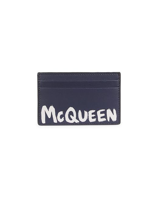 Alexander McQueen Spraypainted Logo Cardholder