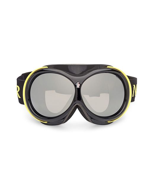 Moncler Yellow Smoke Shield Ski Goggles