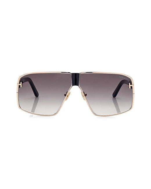 Tom Ford Reno 66MM Shield Sunglasses