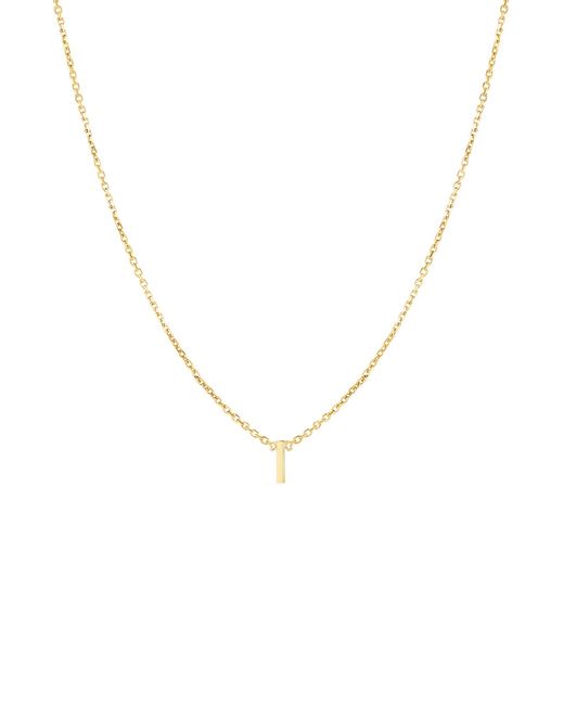 Saks Fifth Avenue Collection 14K Initial Pendant Necklace
