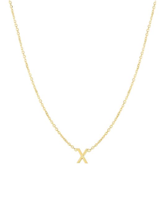 Saks Fifth Avenue Collection 14K Initial Pendant Necklace