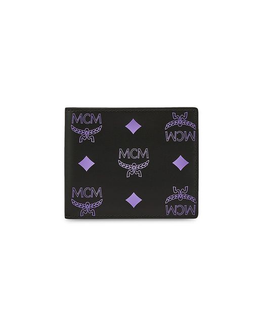 Mcm Color Splash Logo Card Case