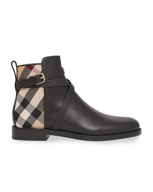 Burberry Pryle House Check Ankle Boots