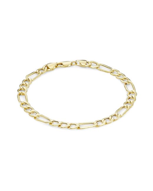 Saks Fifth Avenue Collection 14K Gold Figaro Chain Bracelet