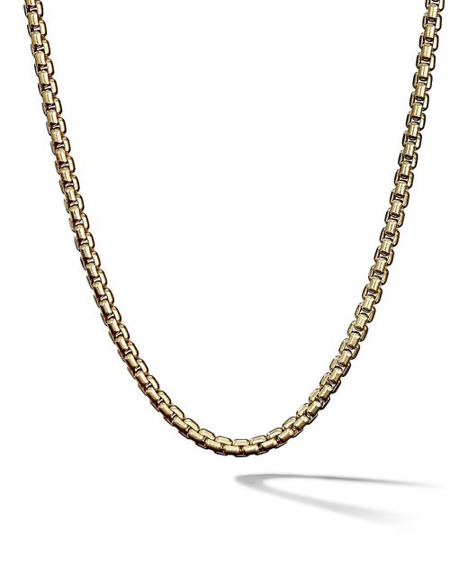 David Yurman 18K Box Chain Necklace