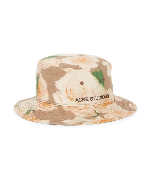 Acne Studios Brimmo Rose Printed Bucket Hat