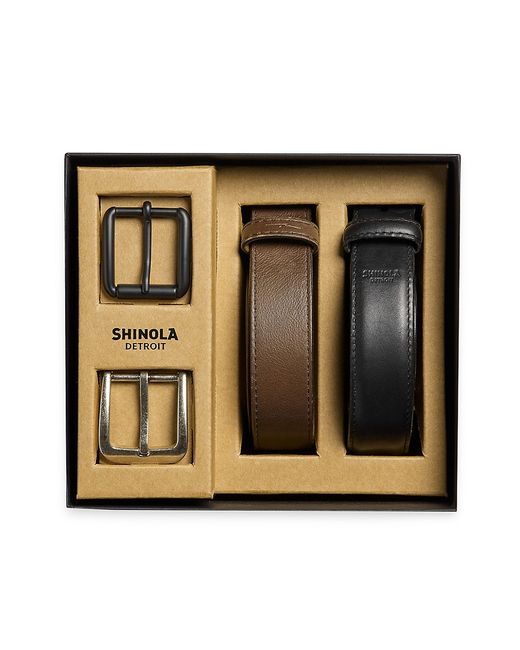 Shinola 2-Piece Belt Gift Set