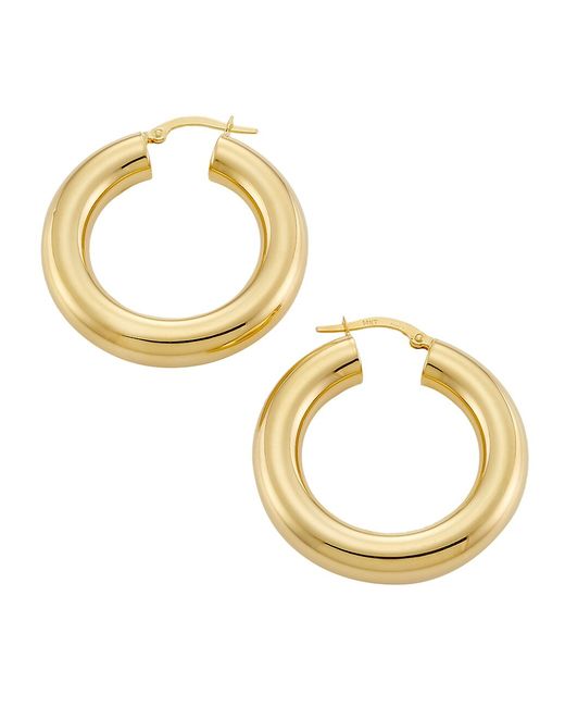 Saks Fifth Avenue Collection 14K Gold Tube Hoop Earrings