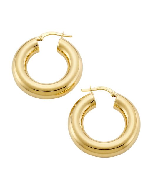 Saks Fifth Avenue Collection 14K Gold Tubular Hoop Earrings