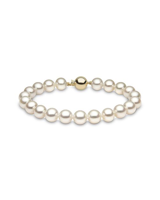 Saks Fifth Avenue Collection 14K Gold Freshwater Pearl Bracelet