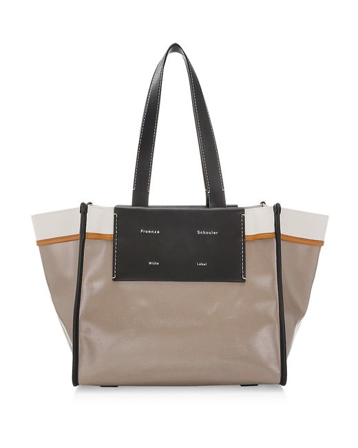 Proenza Schouler White Label Coated Canvas Tote