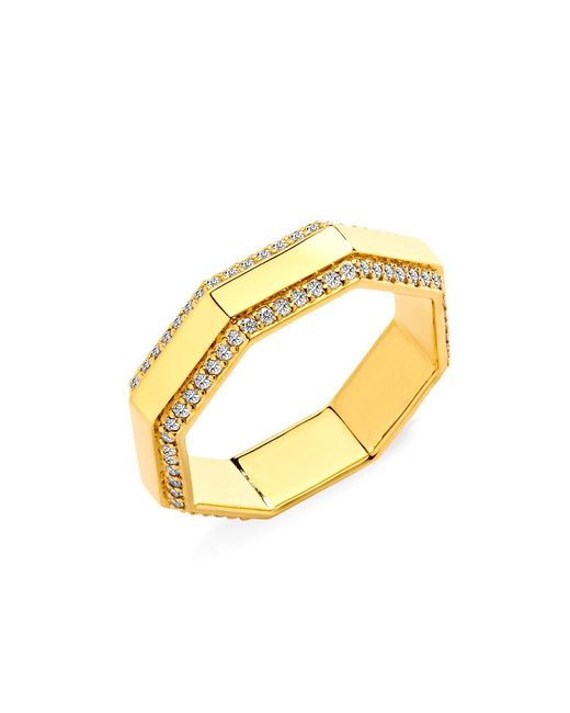 Syna Mogul 18K Diamond Octagonal Ring