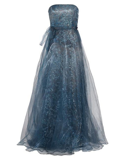 Rene Ruiz Collection Strapless Sequin-Embellished Gown