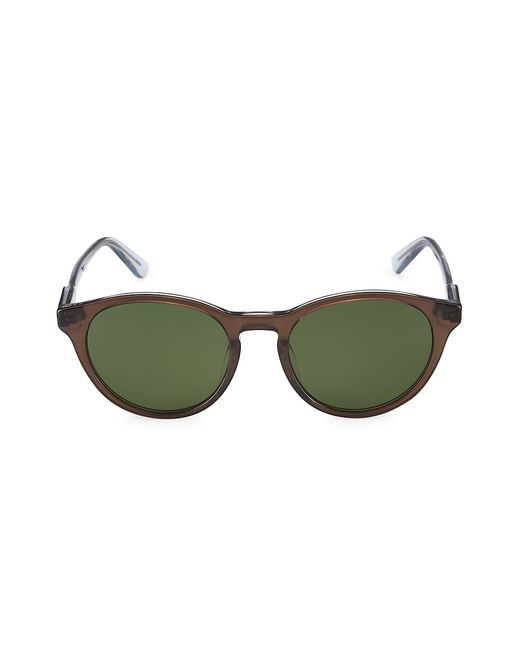 Gucci Logo 52MM Round Sunglasses