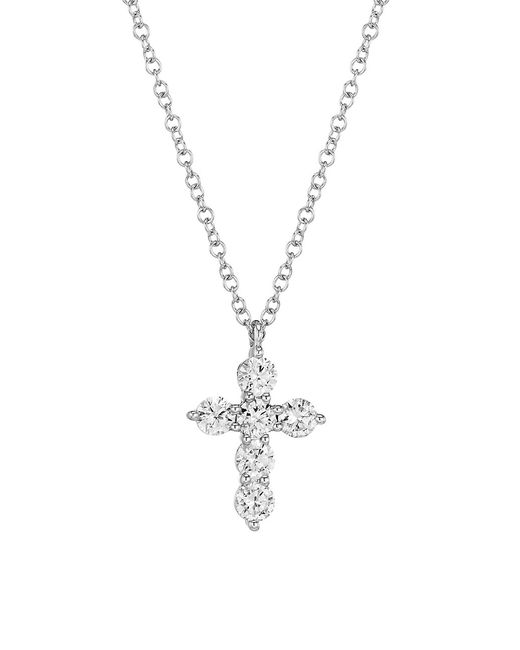 Saks Fifth Avenue Collection 14K Gold 0.50 TCW Diamond Cross Pendant Necklace