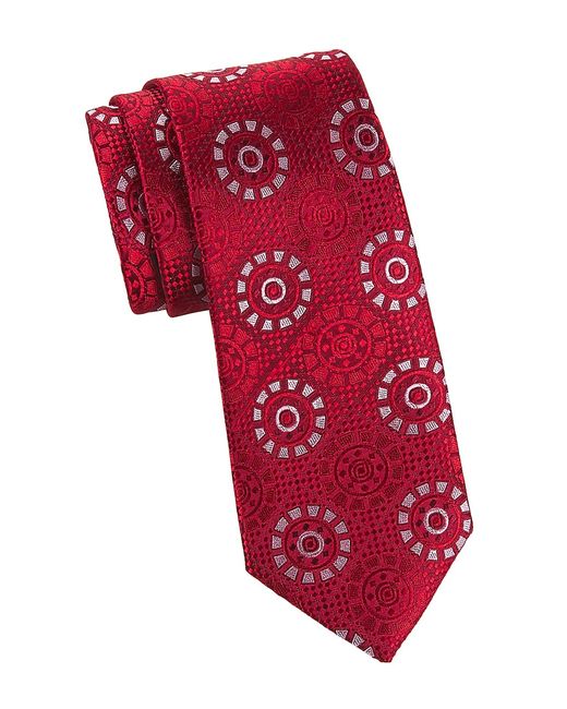 Charvet Medallion Woven Tie