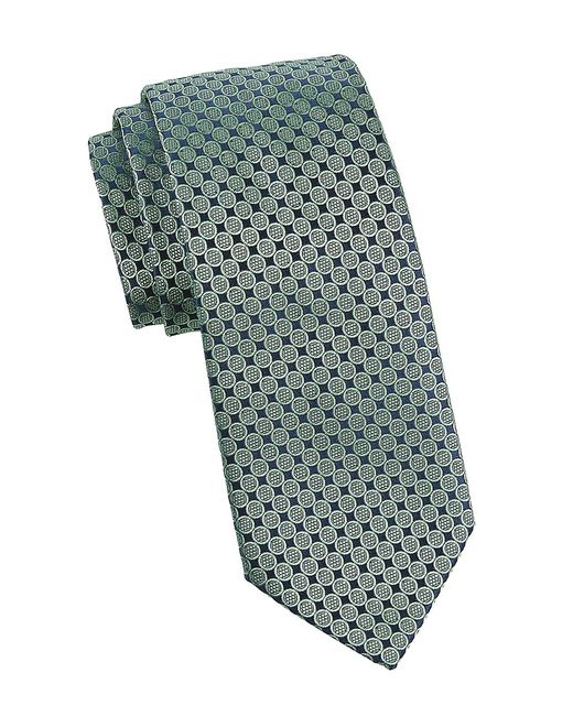 Charvet Round Geometric Woven Tie