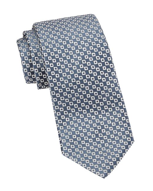 Charvet Square Geometric Woven Tie