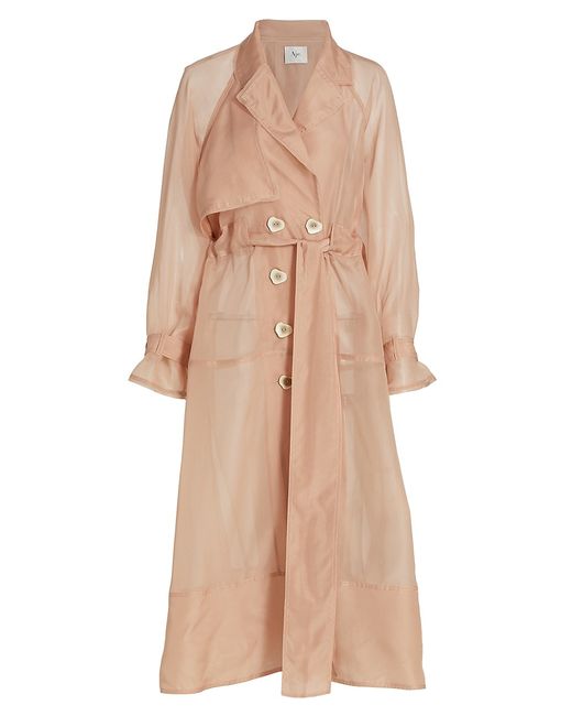 Aje Scent Of Summer Riviera Trench Coat