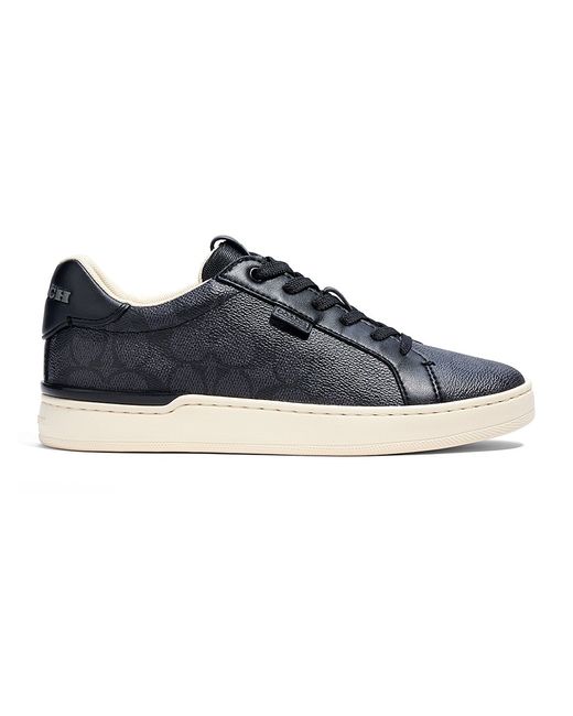 Coach Lowline Monogram Coated Canvas Sneakers