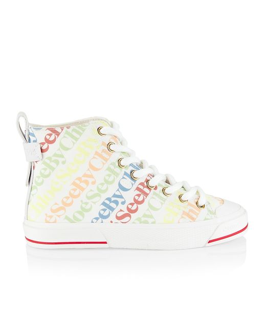 See by Chloé PC Logo High-Top Sneakers