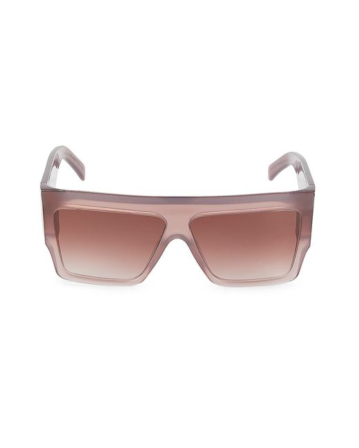 Celine Translucent Rectangular Shield Sunglasses