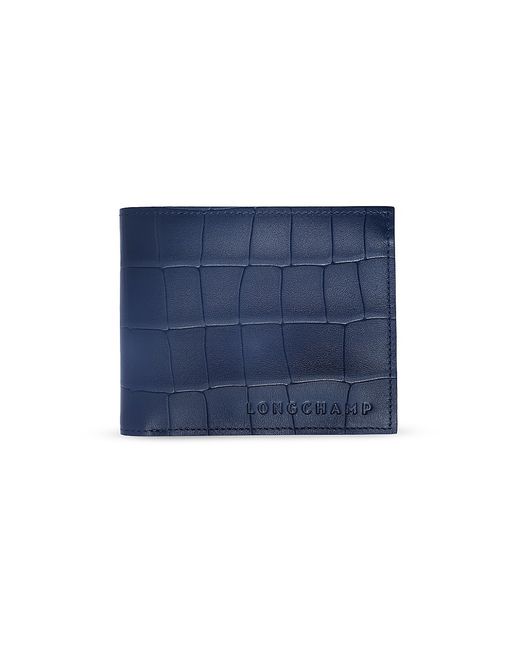 Longchamp Croco Block Wallet