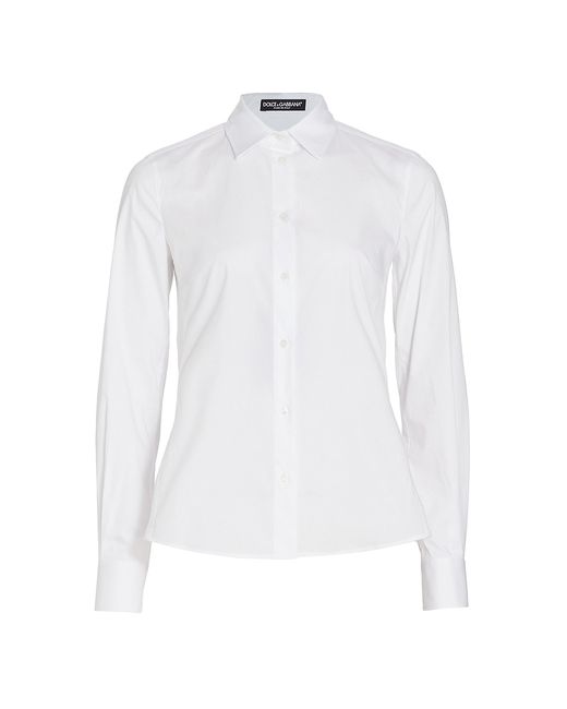 Dolce & Gabbana Stretch-Poplin Button-Down Shirt