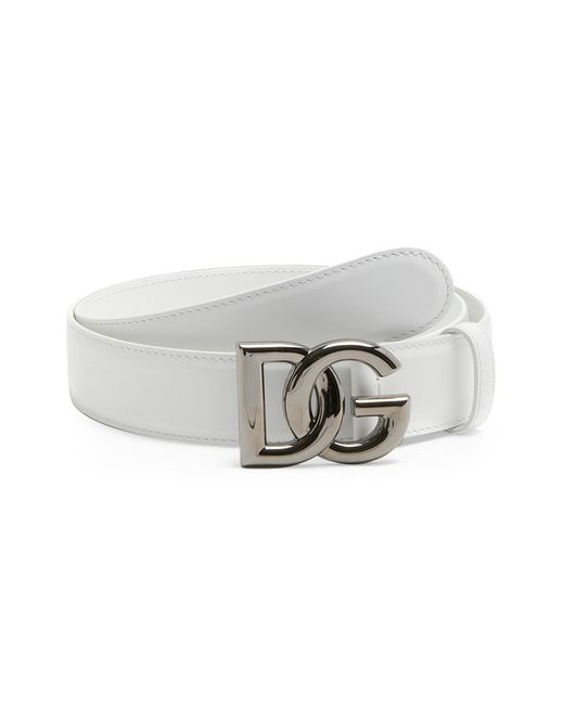 Dolce & Gabbana Interlock Logo Buckle Belt
